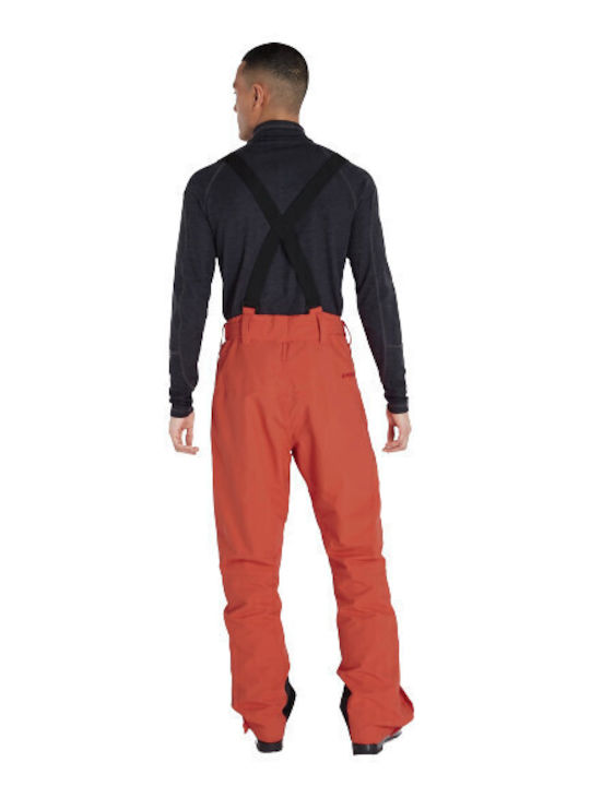 Protest Owens 4791900-915 Men's Dungarees for Ski & Snowboard Orange