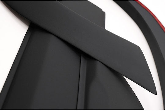 Carner Protective Film for Car Tires Side Wheel Arch & Door Trim for Dacia Duster 2018-2021 14pcs Black