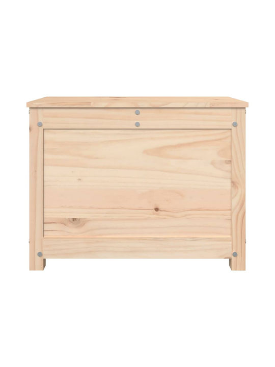 vidaXL Wooden Decorative Trunk Brown 60x32x45.5cm