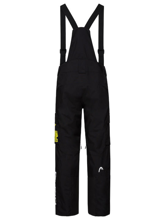 Head Race Team 821959 Men's Dungarees for Ski & Snowboard Black