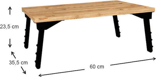 Megapap Hola Table for Laptop Pine Oak