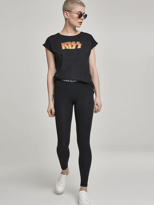 Kiss Kiss T-shirt Μαύρο Βαμβακερό