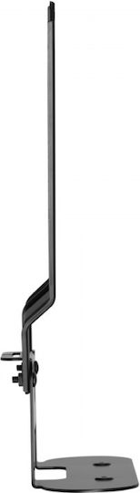Crystal Audio Wall Mounted Speaker Stand 1 Piece in Black for Sonos Beam