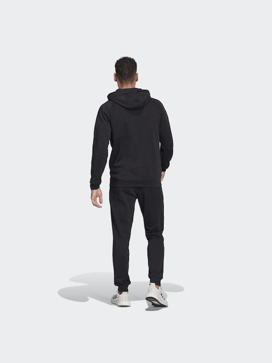 Adidas Piping Herren-Sweatpants-Set Schwarz