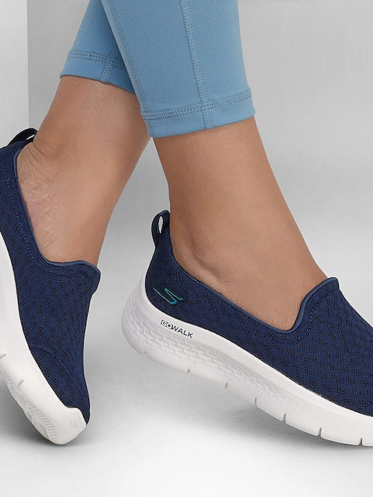 Go Walk Flex Ocean Wind Women's Slip-On Navy Blue