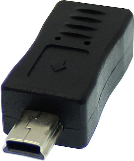 Μετατροπέας mini USB male σε mini USB female 1τμχ EE554