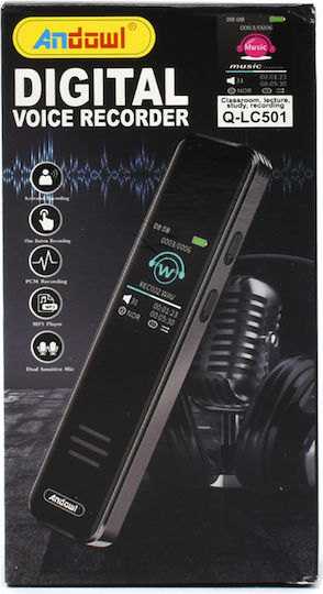 Andowl Диктофон Q-LC501 Q-LC501 с Вътрешна Памет 8GB