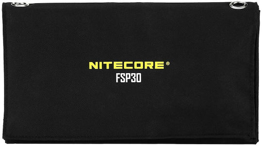 NiteCore FSP30 Αναδιπλούμενο Ηλιακό Panel Φορτιστής 30W (Φορητών Συσκευών) (9110101247)