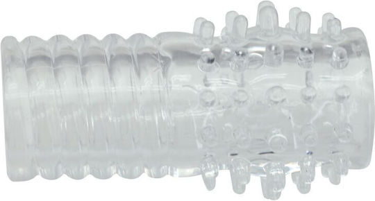 Toyz4lovers Timeless Cock Sleeve With Nodules Προέκταση Πέους Transparent 10cm