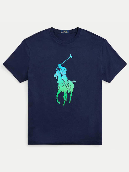 Ralph Lauren Herren T-Shirt Kurzarm Marineblau