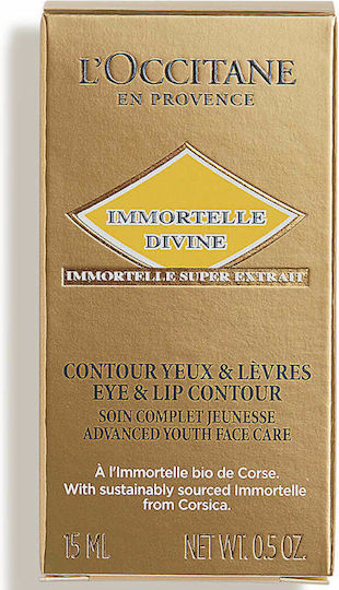 L'Occitane Immortelle Divine Eye Moisturiser & for Lips for Moisturizing & Anti-Wrinkle 15ml