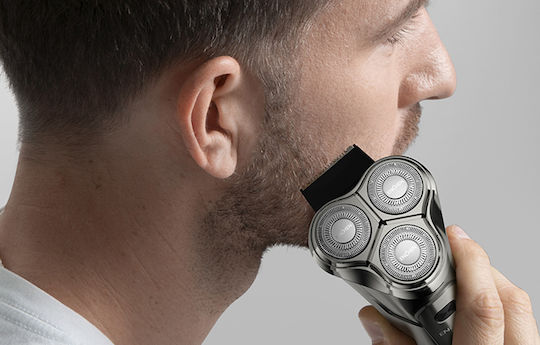 Enchen 3S Electric Shaver Grey Περιστρεφόμενη Ξυριστική Μηχανή Προσώπου Επαναφορτιζόμενη