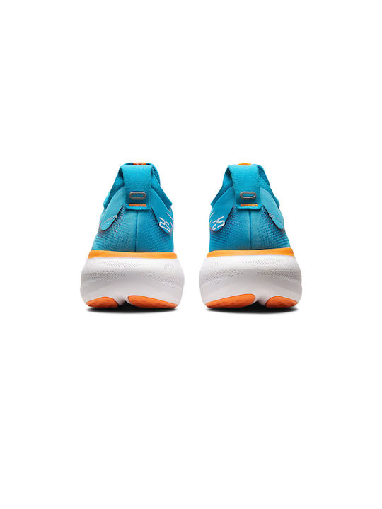 Gel-Nimbus 25 Sport Shoes Running Island Blue / Sun Peach