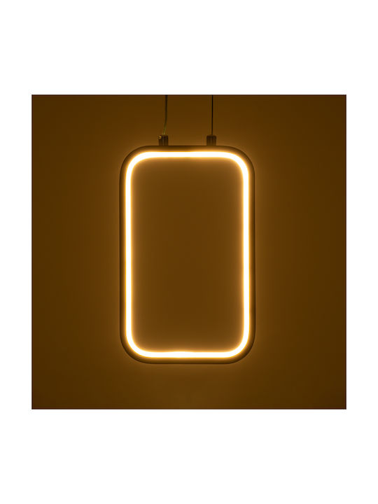 GloboStar Deroba Κρεμαστό Φωτιστικό Χρυσό LED 16x25.5εκ.