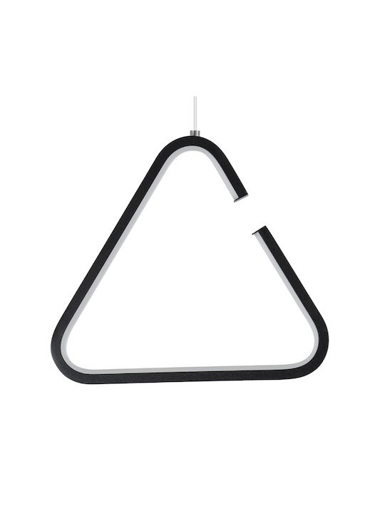 GloboStar Ceroba Lumini Suspendate Negru LED cu Lumină Bianco Reglabilă 22x22x22cm