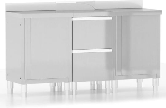 vidaXL Schubladenschrank 3 Stk