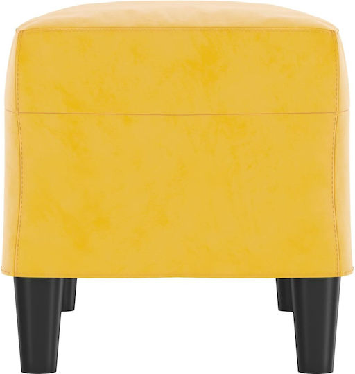 Samt Bankhocker Gelb 70x35x41cm