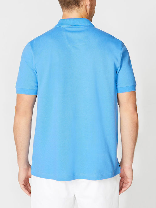 Polo Short Sleeve Light Blue Blouse
