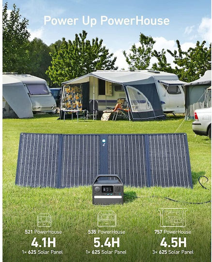 Anker PowerSolar 100W Αναδιπλούμενο Ηλιακό Panel Φορτιστής 100W με USB Output (Φορητών Συσκευών) (A2431031)