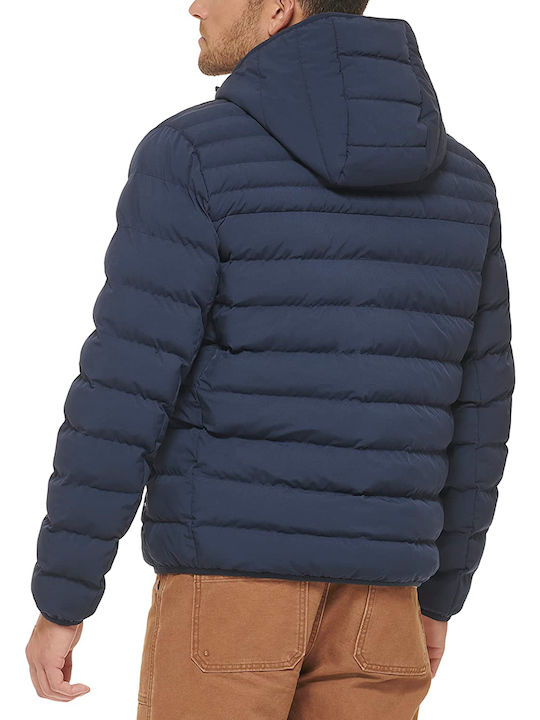 Χειμωνιάτικο Μπουφάν Puffer Navy Μπλε