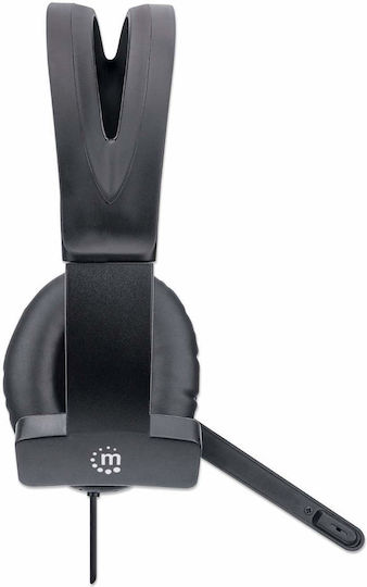 Manhattan Mono On Ear Multimedia Ακουστικά με μικροφωνο και σύνδεση USB-A 179874
