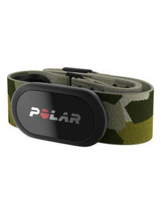 Polar H10 Forest Camo Αδιάβροχη Ζώνη Καρδιακών Παλμών Στήθους 93cm σε Μαύρο χρώμα