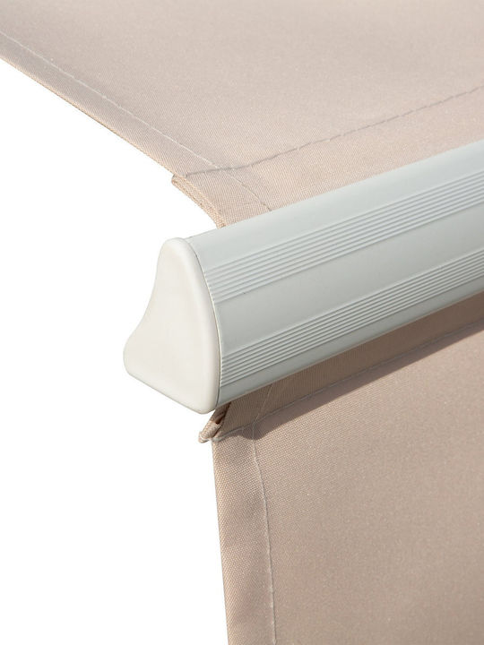 Outsunny Zelt Terrasse Beige 3x2.5m