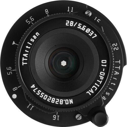 TTArtisan Obiectiv Foto Cadru Complet 28mm f/5.6 Fix Pentru Montaj Leica M Negru