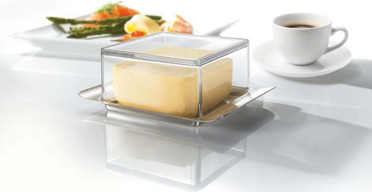 Gefu Butterdose Inox Transparent 1pcs