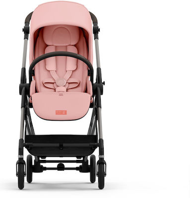 Cybex Melio Verstellbar Kinderwagen Geeignet für Neugeborene Hibiscus Red 5.9kg