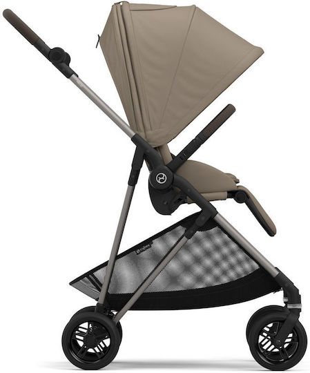 Cybex Melio Adjustable Baby Stroller Suitable for Newborn Seashell Beige 5.9kg