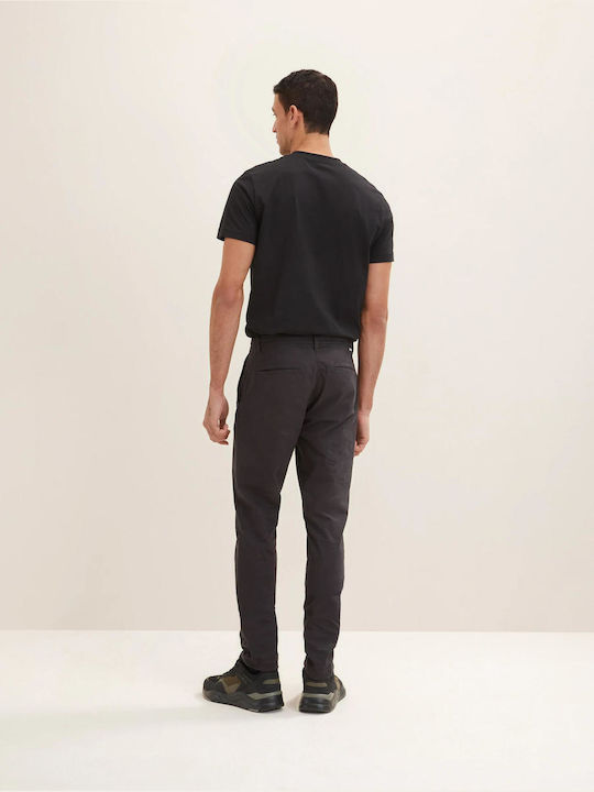 Tom Tailor Pantaloni pentru bărbați Chino Negru