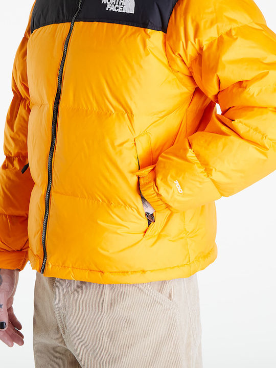 1996 Retro Nuptse Men's Winter Puffer Jacket Orange