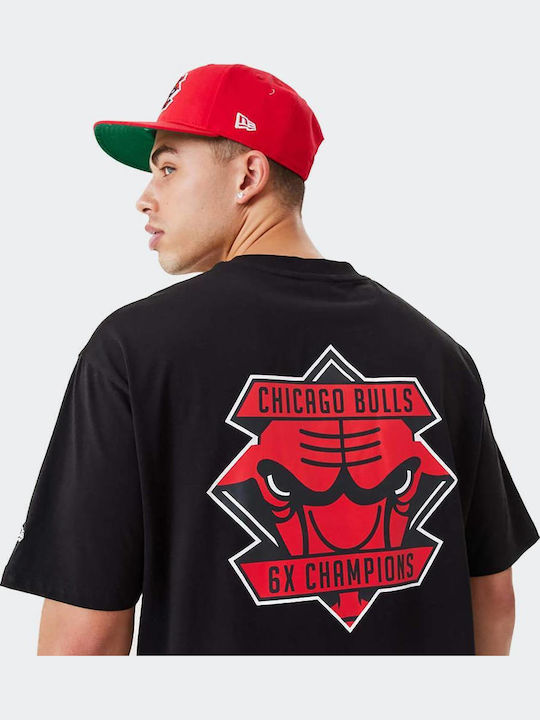 Chicago Bulls Nba Championship Athletic T-shirt Black
