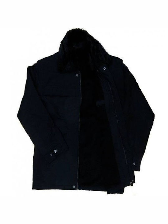 Blue Lake Jacket BLUE LAKE in fashion SUET Lining fur. Composition 84% cotton - 45% polyes -1 % Elastans black