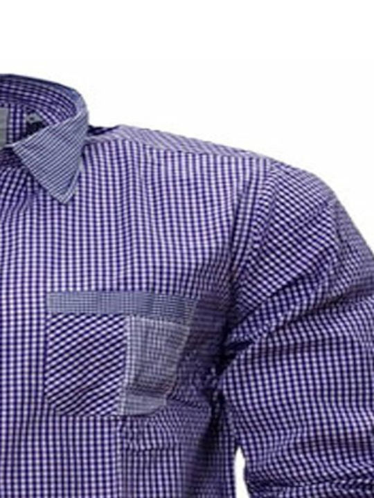 Luciano Faketti Shirt "Luciano Faketti Scots" purple