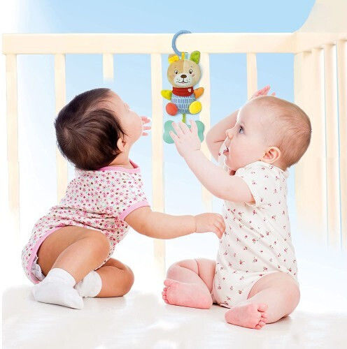 Baby Clementoni Jucărie De Dentiție Baby Soft Câine Pentru Nou-Născuți