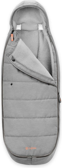 Cybex Gold Universal Stroller Footmuff with Fleece Lining Lava Grey