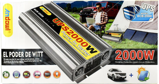 Andowl BCB-2000 Модифицирана Синусоидална Вълна Инвертор Мощност 2000W с Входно Напрежение 220V