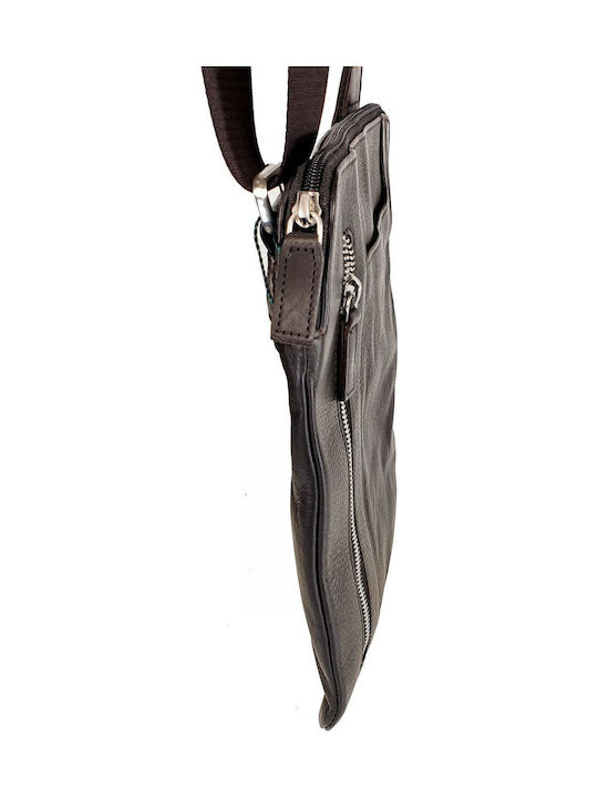 Leather Men's Bag Shoulder / Crossbody Brown