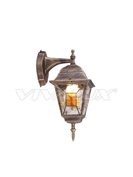 Vivalux Murano Wall-Mounted Outdoor Lantern E27 IP44 20x14.5x35.5εκ.