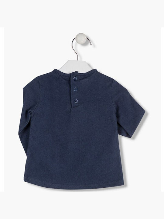 Losan Kinder Shirt Langarm Blau