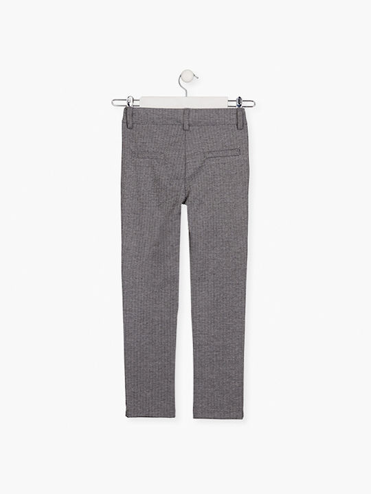 Losan Girls Fabric Trouser Gray