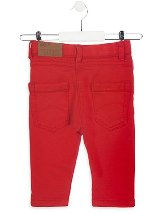 Losan Kids Fabric Trousers Red