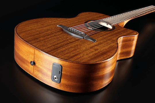 Lag Semi-Akustik Gitarre Tramontane 98 T98ACE Ausschnitt Natürlich