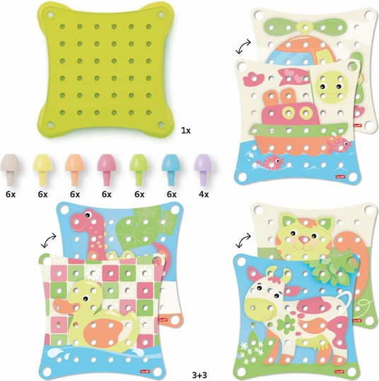 Quercetti Baby Toy Peggy Evo for 24++ Months