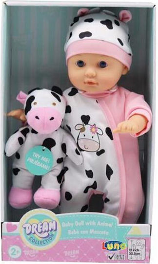 Luna Baby-Puppen-Set Dream Collection Rosa für 2+ Jahre 30 cm