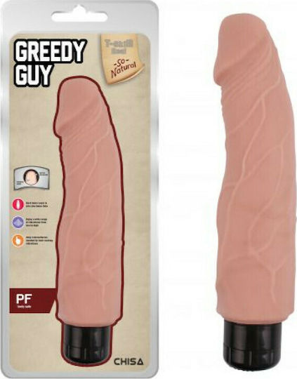 Chisa Novelties Greedy Guy Ρεαλιστικός Δονητής 24cm Flesh