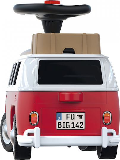 Big VW T1 Количка Езда На За 3+ Месеца Червена