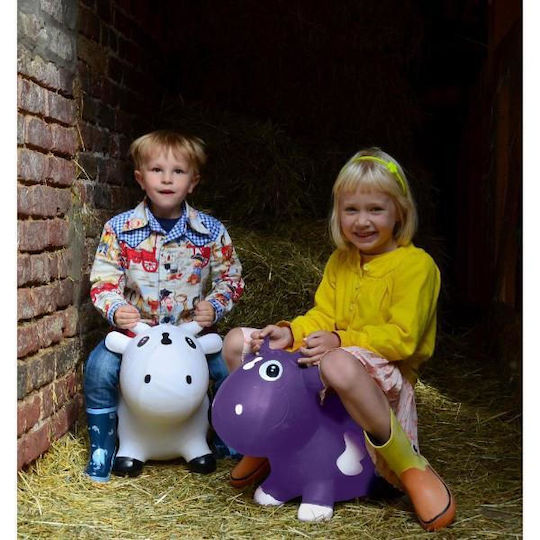Kidzzfarm Hop Hop Cow Bella for 1+ years Years Mustard 40cm.